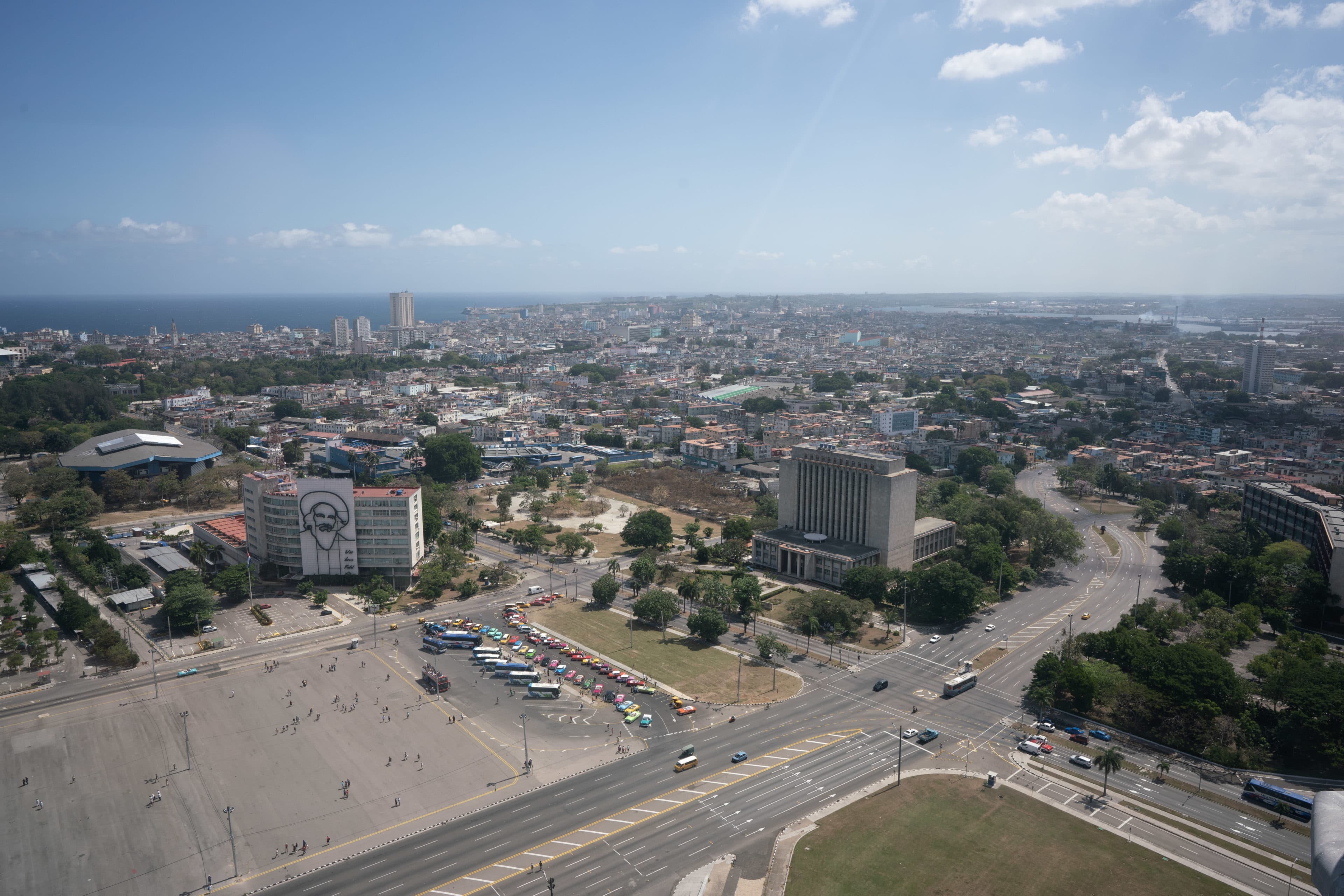 Blick auf den Plaza de La Revolucion, Havanna