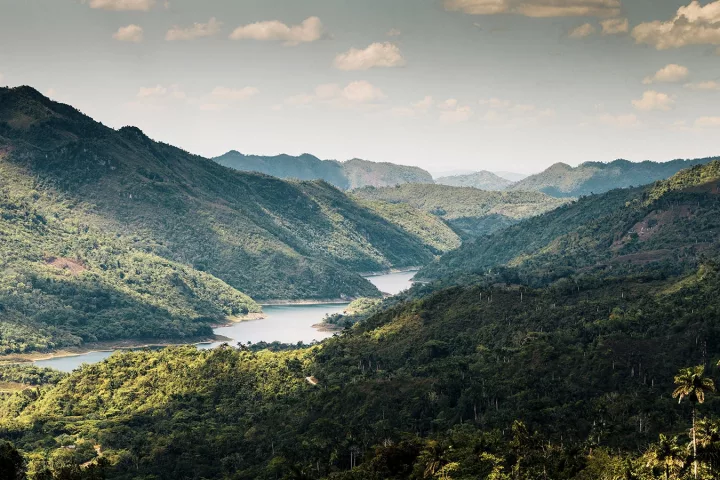 Blick über den Topes de Collantes Nationalpark in Kuba