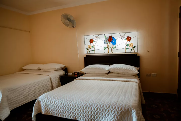 Ein Schlafzimmer in einer Casa Particular in Trinidad, Kuba